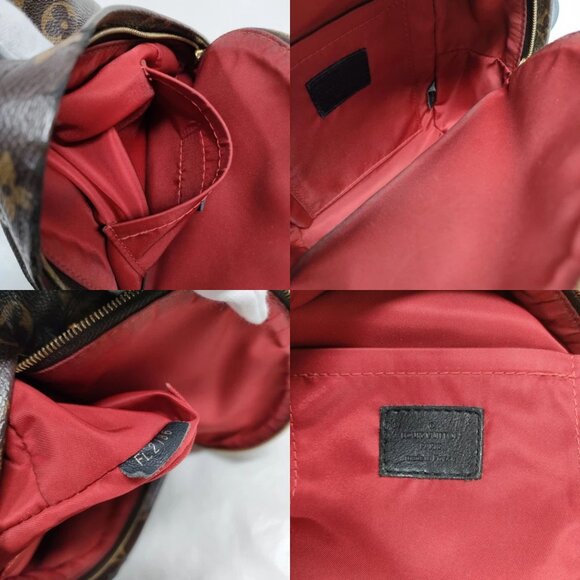 828850BM (X6) Louis Vuitton Backpack Bag Springs Mini World Tour Brown Monogram - Picture 12 of 13